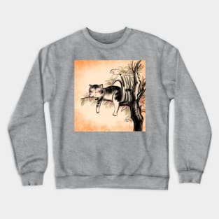 Cat sloth Crewneck Sweatshirt